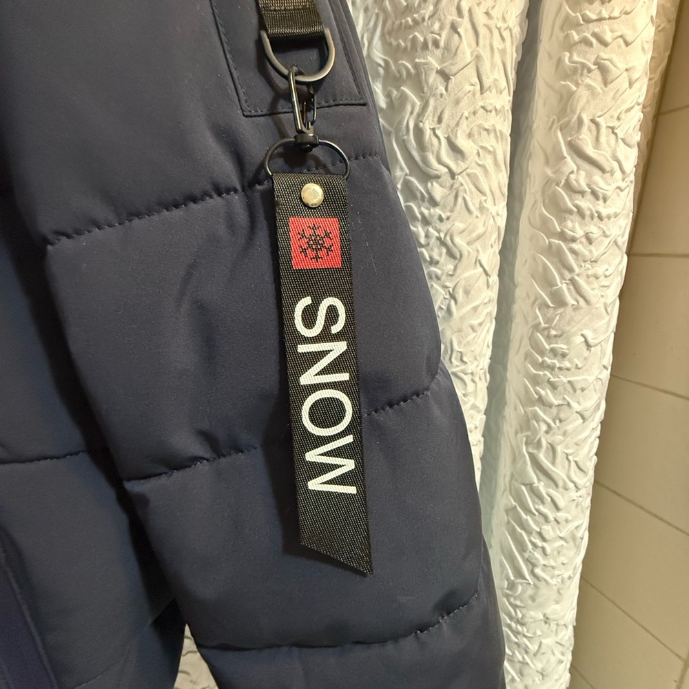 Men's Navy Bomber Jacket - Picture 2 of 8